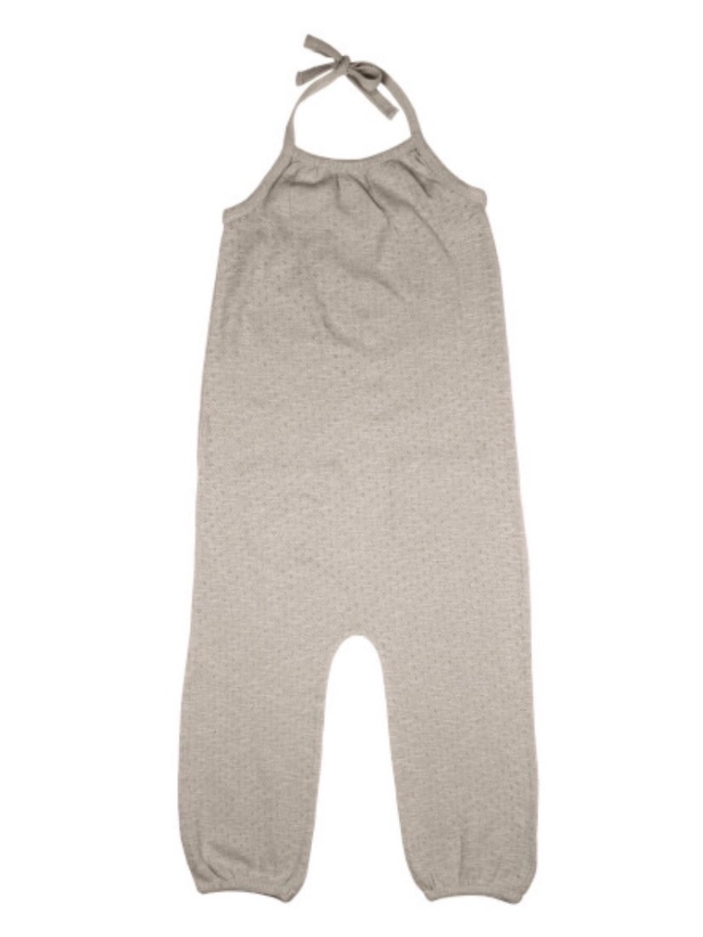 4T NWT L’ovedbaby Organic Girls Pointelle Halter Romper- Sand Castle